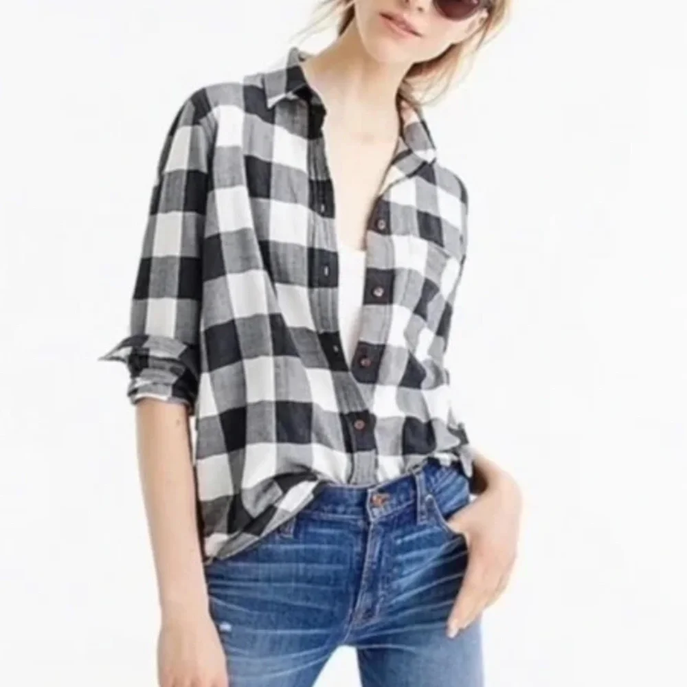 J. Crew Buffalo Check Boy Shirt, NWT, 2